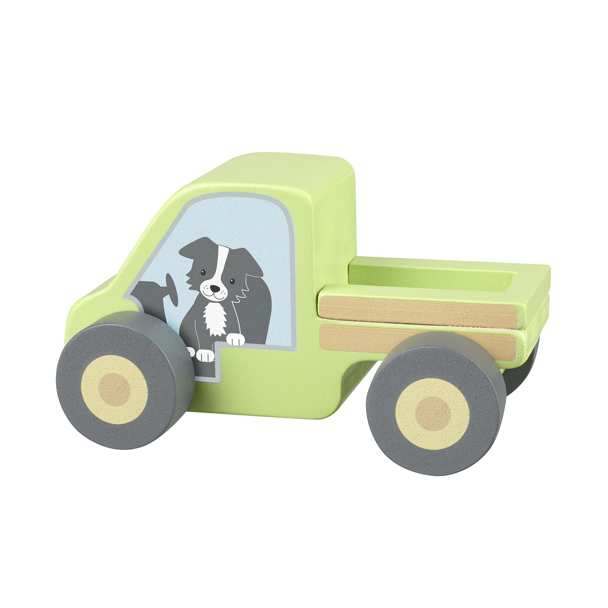 60-07825 Αγροτικό Αυτοκινητάκι Push & Pull Farmyard Orange Tree Toys - Image 1