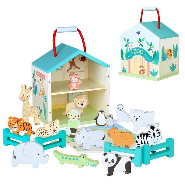 Ξύλινος Ζωολογικός Κήπος Play Set Orange Tree Toys (FSC®)