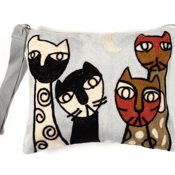 Πορτοφόλι αλυσοβελονιά (19cm x 25cm) πολύγαζο93 SilkFashion
