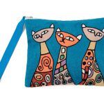 Πορτοφόλι αλυσοβελονιά (19cm x 25cm) πολύγαζο k10 SilkFashion