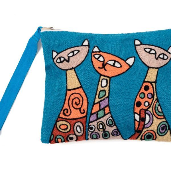 Πορτοφόλι αλυσοβελονιά (13cm x 20cm) πολύγαζο k10 SilkFashion