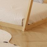 ΚΡΕΒΑΤΙ ΠΑΙΔΙΚΟ MUNK HM681.01 τ.MONTESSORI ΜΑΣΙΦ ΞΥΛΟ ΠΕΥΚΟΥ ΦΥΣΙΚΟ- 190x90εκ - Image 6