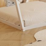 ΚΡΕΒΑΤΙ ΠΑΙΔΙΚΟ MUNK HM681.03 τ.MONTESSORI ΜΑΣΙΦ ΞΥΛΟ ΠΕΥΚΟΥ ΛΕΥΚΟ- 190x90εκ - Image 6
