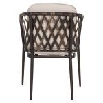 ΠΟΛΥΘΡΟΝΑ ΑΛΟΥΜΙΝΙΟΥ BOLLY HM6080 ΚΑΦΕ-ΣΥΝΘ.RATTAN ΚΑΦΕ-ΜΠΕΖ ΜΑΞΙΛΑΡΙΑ 58,5x67x86Υεκ - Image 6