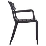 ΠΟΛΥΘΡΟΝΑ ΠΟΛΥΠΡΟΠΥΛΕΝΙΟΥ PHILLY HM6123.02 ΜΑΥΡΟ 58.5x49x83.5Υεκ. - Image 4