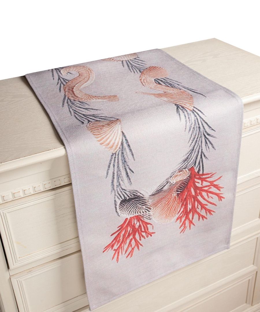 runnerks11 Τραβέρσα με στάμπα (40cm x 135cm) ks11 SilkFashion - Image 1