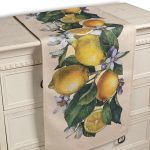 Τραβέρσα με στάμπα (40cm x 135cm) ks7 SilkFashion
