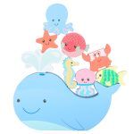 Παιχνίδι Ισορροπίας Sea Life Orange Tree Toys (FSC®)