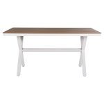 ΤΡΑΠΕΖΙ ΑΛΟΥΜΙΝΙΟΥ ΟΡΘΟΓΩΝΙΟ TAWNEE HM6037.02 ΛΕΥΚΟ-POLYWOOD ΦΥΣΙΚΟ 150x89,5x73Υεκ - Image 3