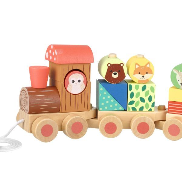 Ξύλινο Τρενάκι Woodland (FSC®) Orange Tree Toys