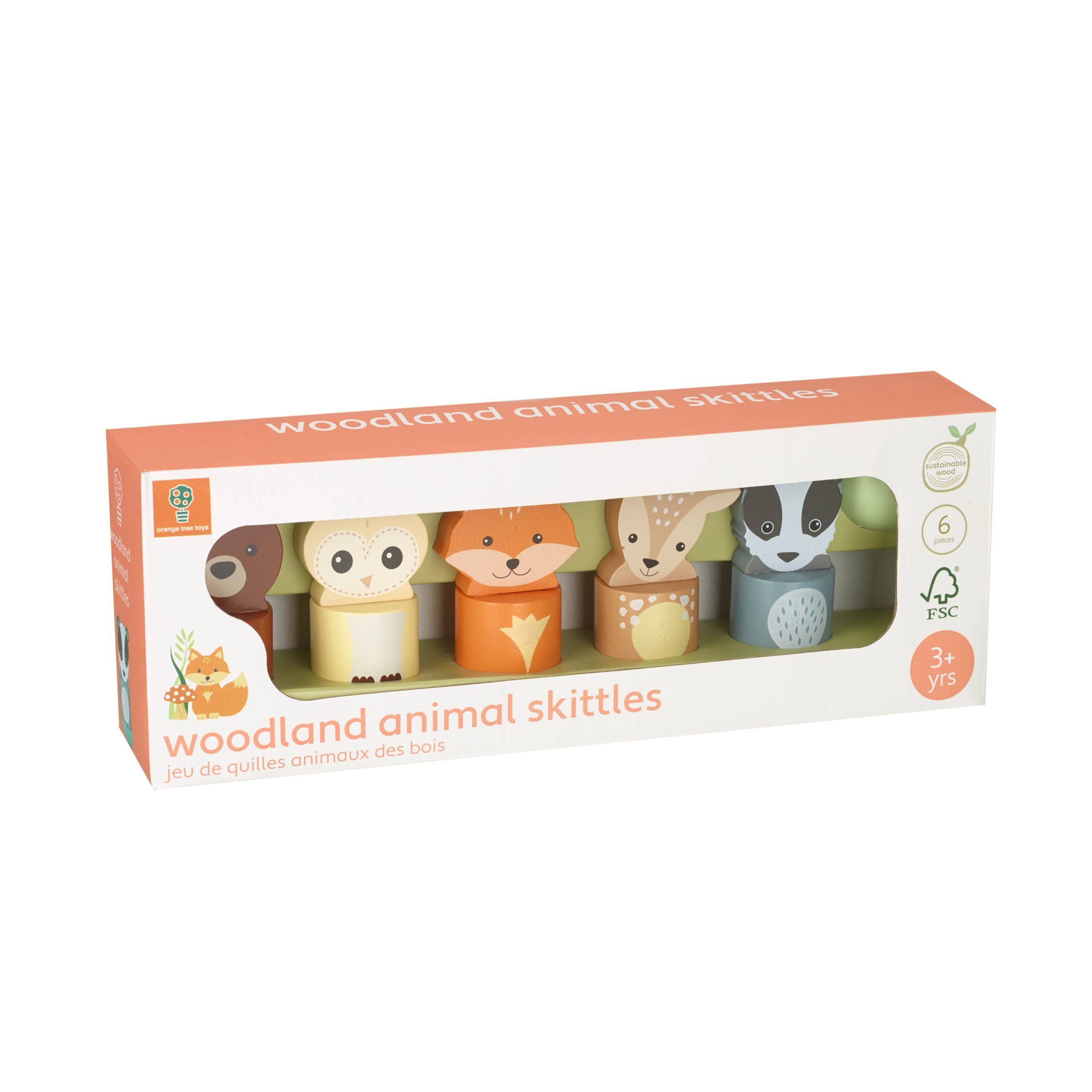 woodland-orange-tree-toys-13-scaled Παιχνίδι Μπόουλινγκ Woodland Orange Tree Toys - Image 1