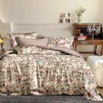 Beauty Home Σετ σεντόνια υπέρδιπλα με λάστιχο Memories Art 12676 165x200+30 Μπεζ,Ροζ