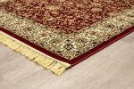 ΧΑΛΙ PERSIA 1533 BURGUNDY ΜΕ ΚΡΟΣΣΙ - SET067(2x140,1x200)  NewPlan - Image 2