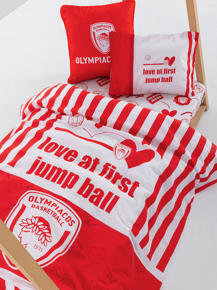 20260423161442_palamaiki_set_sentonia_mona_me_lasticho_vamvakera_olympiacos_b_c_kokkino_130x170cm_3tmch Σετ Σεντόνια Κούνιας Olympiacos B.C. 130x170 BC9 Palamaiki - Image 1