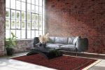 ΧΑΛΙ PERSIA 2288 BURGUNDY ΜΕ ΚΡΟΣΣΙ - 160X230  NewPlan - Image 5