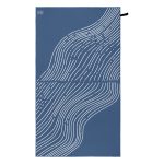 Beauty Home Πετσέτα θαλάσσης διπλής όψης Microfiber 200gsm Art 2293 90x160 Μπλε