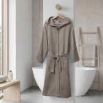 Beauty Home Μπουρνούζι με κουκούλα Mojo Art 3474 Γκρι Beauty Home