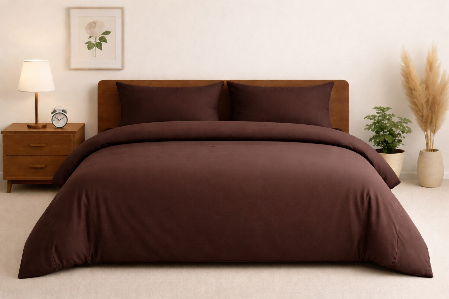 40001012 Σετ Πάπλωμα Υπέρδιπλο 220x240 Cosmin Glossier Brown - Image 1