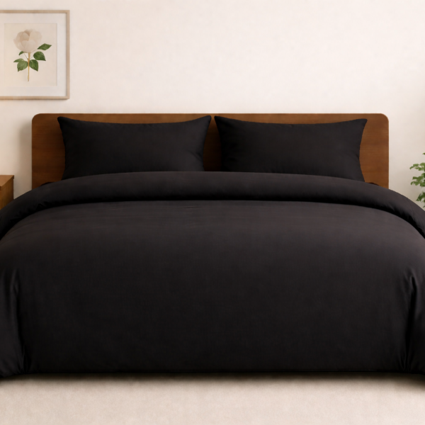 Σετ Πάπλωμα Υπέρδιπλο 220x240 Cosmin Glossier Black