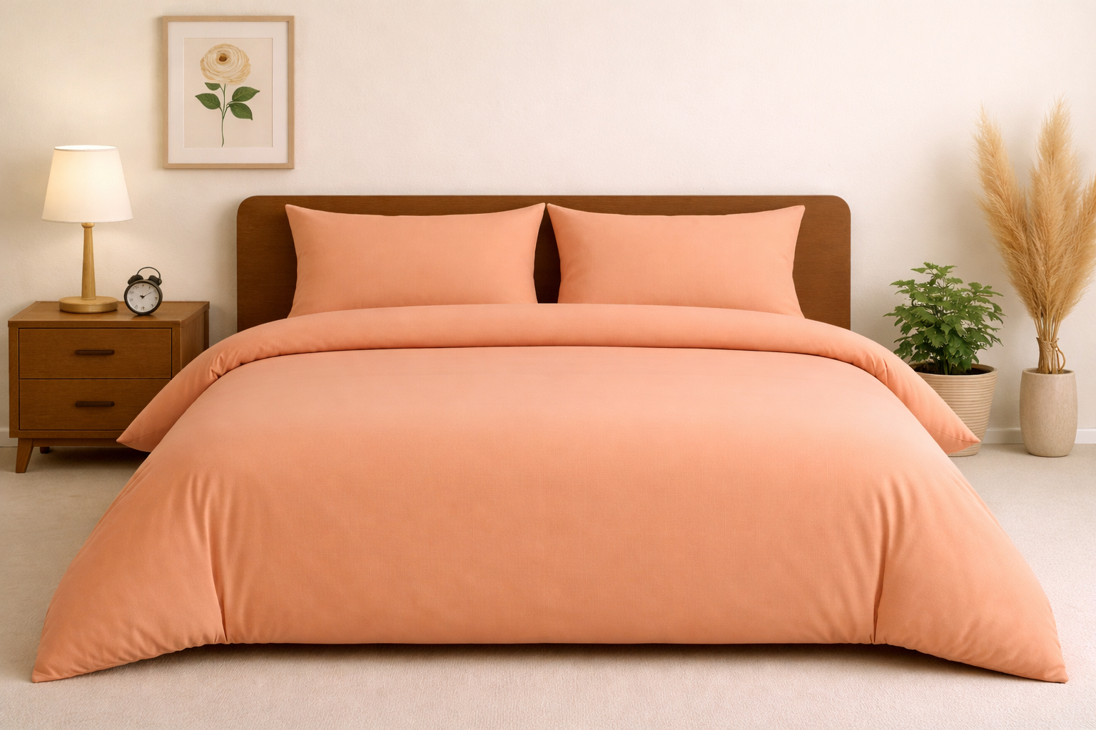 40001015 Σετ Πάπλωμα Υπέρδιπλο 220x240 Cosmin Glossier Orange - Image 1