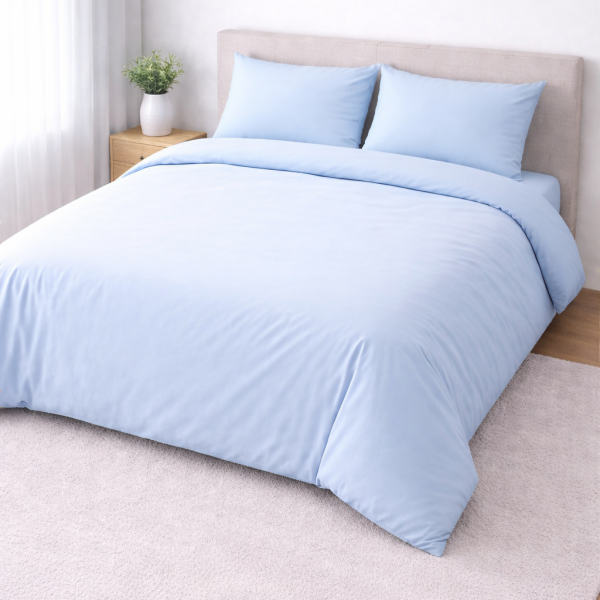 Σετ Κουβερλί Υπέρδιπλο 220x240 Cosmin Home Imports Light Blue