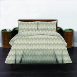 Σετ Κουβερλί Υπέρδιπλο 220x240 Cosmin Libre Grammic Beige-Brown