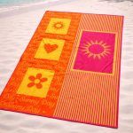 Πετσέτα Θαλάσσης Cosmin 90x165 Sunny Day Orange