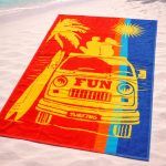 Πετσέτα Θαλάσσης Cosmin 90x165 Tropical Fun Multicolor