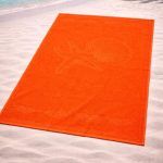 Πετσέτα Θαλάσσης Cosmin 90x165 Starfish Orange