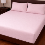 Σετ Σεντόνια με Λάστιχο 160x200+30 Cosmin Royal Pink