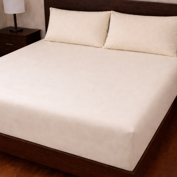 Σετ Σεντόνια με Λάστιχο 160x200+30 Cosmin Royal Beige