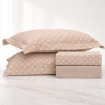 Σετ Σεντόνια Υπέρδιπλα 240x260 Cosmin Dot Elegance Beige - Image 2