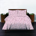Σετ Κουβερλί Υπέρδιπλο 220x240 Cosmin Libre Flowers Powder