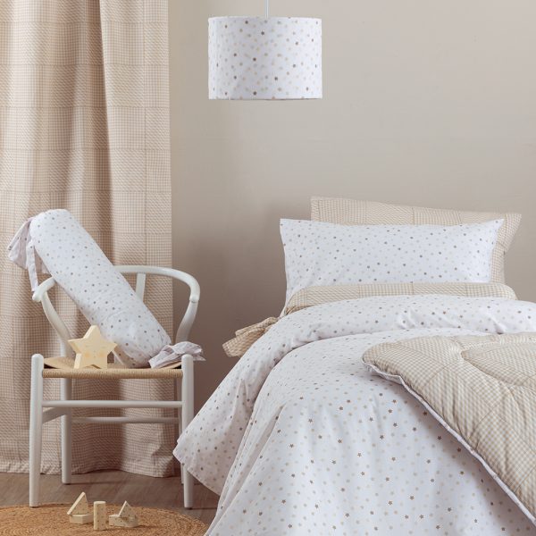 Σεντόνι Μονό 110x200+35 BB100 BEIGE Με Λάστιχο Μπεζ Palamaiki
