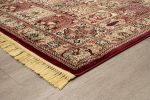 ΧΑΛΙ PERSIA 6283 BURGUNDY ΜΕ ΚΡΟΣΣΙ - 133X190  NewPlan - Image 2