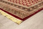 ΧΑΛΙ PERSIA 7838 BURGUNDY ΜΕ ΚΡΟΣΣΙ - 133X190  NewPlan - Image 2