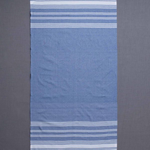Pestemal sf1754 (90cm x 180cm) μπλέ ρουά SilkFashion