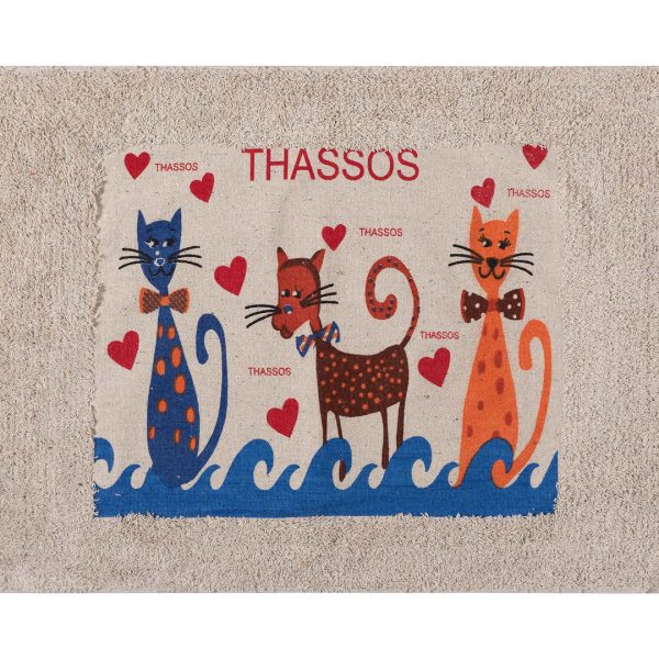 Πατάκι γάτα THASSOS (40cm x 60cm) SilkFashion