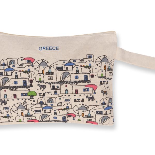 Πορτοφόλι καραβόπανο (20cm x 13cm) canvas 15 rhodes SilkFashion
