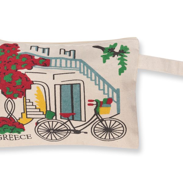 Πορτοφόλι καραβόπανο (30cm x 20cm) canvas 13 rhodes SilkFashion