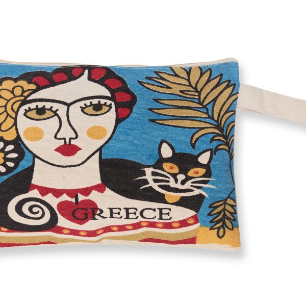 Πορτοφόλι καραβόπανο (20cm x 13cm) canvas 10 rhodes SilkFashion