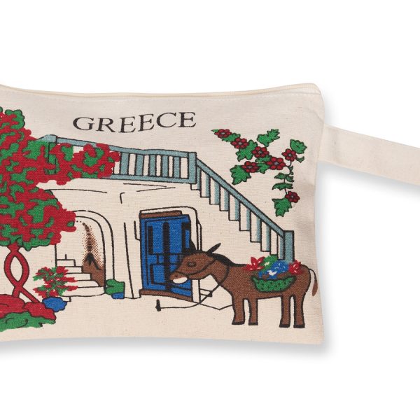 Πορτοφόλι καραβόπανο (30cm x 20cm) canvas 17 rhodes SilkFashion