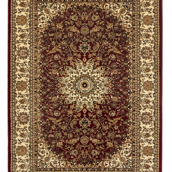 ΧΑΛΙ PERSIA 1019 BURGUNDY ΜΕ ΚΡΟΣΣΙ - 133X190  NewPlan