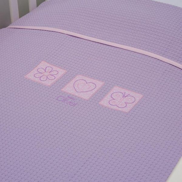 Baby Oliver des.471 Κουβέρτα Πικέ Κούνιας 100x140