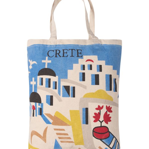 Τσάντα καραβόπανο (40cm x 40cm x 10cm) canvas 14 rhodes SilkFashion