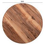 ΕΠΙΦΑΝΕΙΑ ΤΡΑΠΕΖΙΟΥ HPL HM5841.10 INDIAN SHESMAN Φ60 εκ. ΠΑΧΟΥΣ 12mm. - Image 2