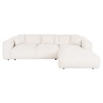 ΚΑΝΑΠΕΣ ΓΩΝΙΑ BRICKEN HM3275.02R ΛΕΥΚΟ ΥΦΑΣΜΑ 110-282x98-160x72Υεκ. - Image 3