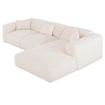 ΚΑΝΑΠΕΣ ΓΩΝΙΑ BRICKEN HM3275.02R ΛΕΥΚΟ ΥΦΑΣΜΑ 110-282x98-160x72Υεκ. - Image 6