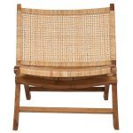 ΚΑΡΕΚΛΑ LOUNGE ΑΝΑΔΙΠΛΟΥΜΕΝΗ ANTIL HM9379.01 ΜΑΣΙΦ ΞΥΛΟ ΤEAK ΦΥΣΙΚΟ 66x77x67Yεκ. - Image 3