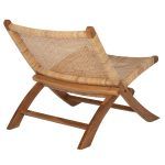 ΚΑΡΕΚΛΑ LOUNGE ΑΝΑΔΙΠΛΟΥΜΕΝΗ ANTIL HM9379.01 ΜΑΣΙΦ ΞΥΛΟ ΤEAK ΦΥΣΙΚΟ 66x77x67Yεκ. - Image 6